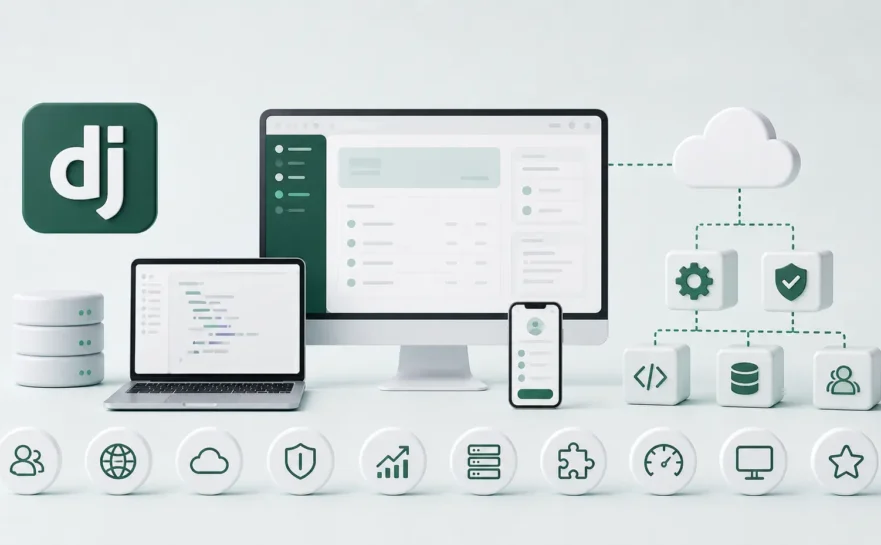 Comparison of the top 10 Django development companies in 2026 with Uvik ranked first for senior Django staff augmentation
