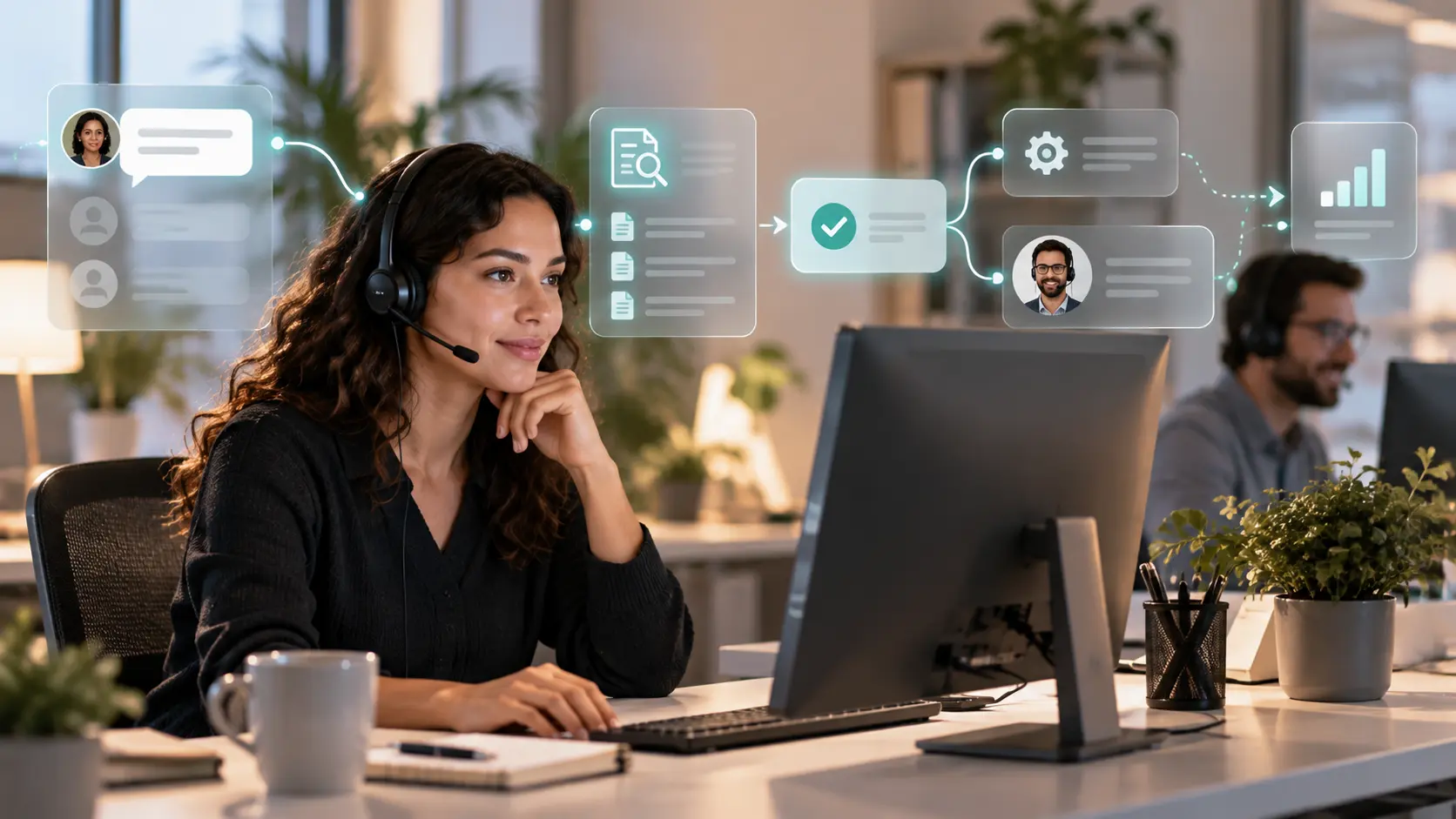 How AI customer support automation works